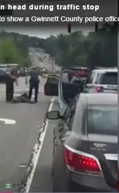 귀넷 경찰, 흑인남성 무차별 구타