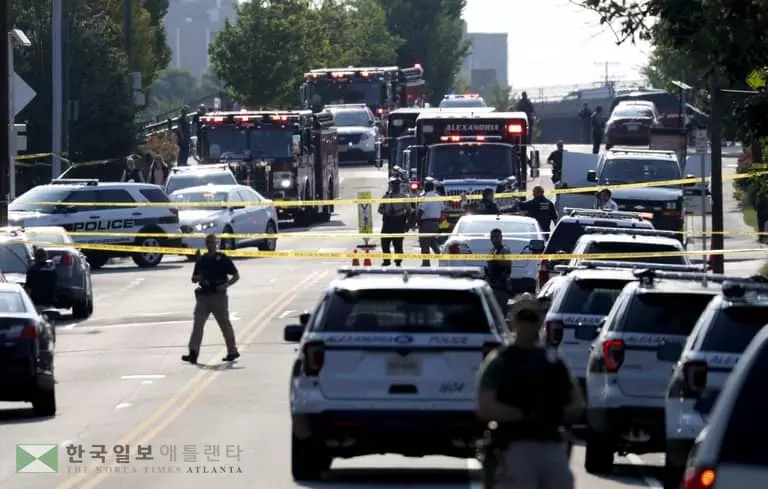 야구장서 '공화당'에 소총난사
