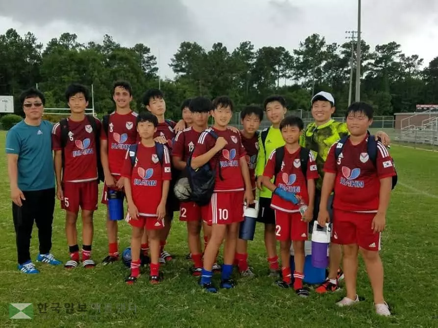 <사진>몽고메리 한인유소년 축구 금메달