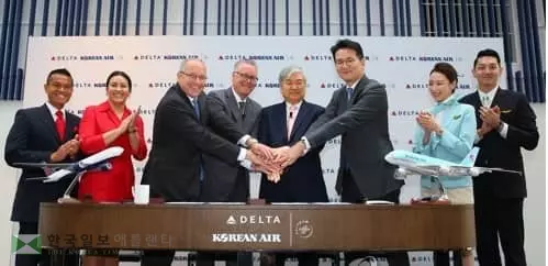 대한항공 ·델타항공 “우리는 한 몸”