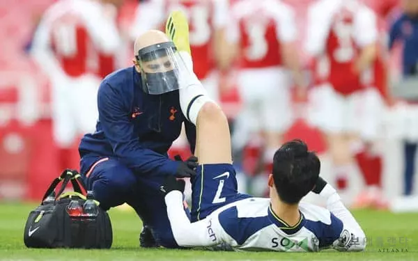 ‘악’ 손흥민 또 부상…19분 만에 ‘아웃’