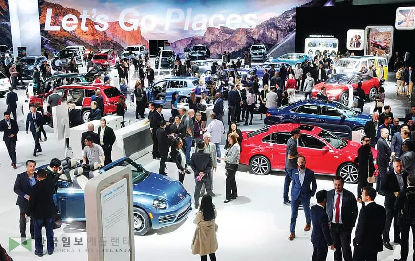 <사진> LA 오토쇼 개막 스마트카 이목 집중