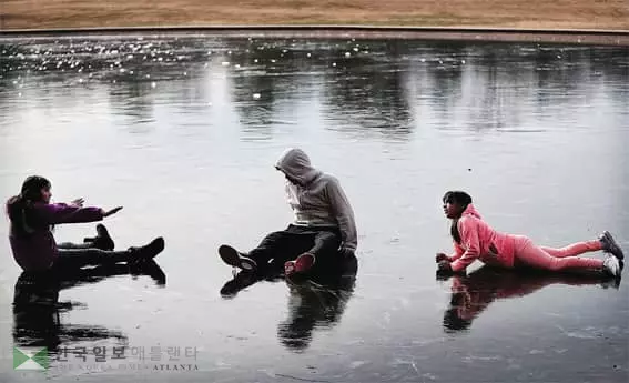 <사진>한파가 선물하는 즐거움