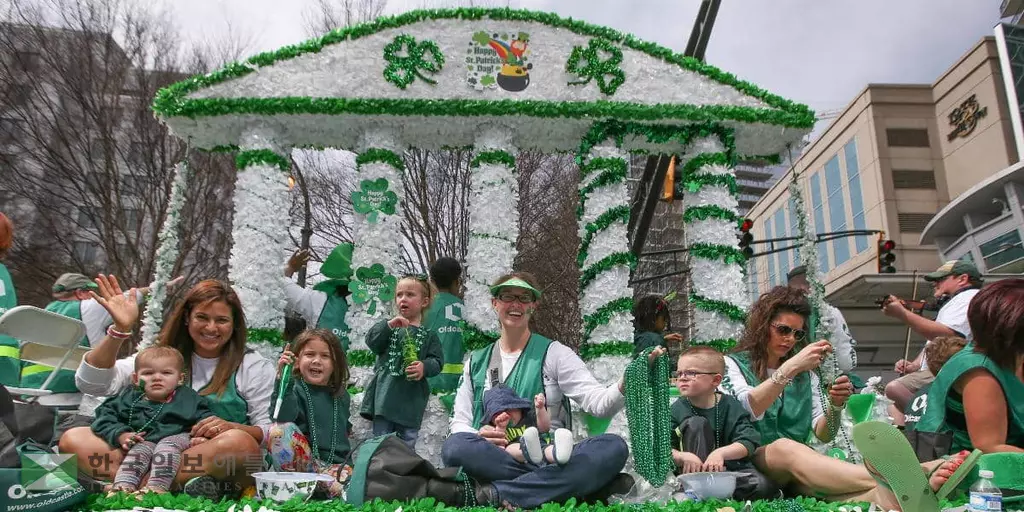 애틀랜타, 성 패트릭스 데이 베스트 도시 53위