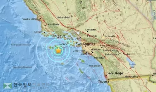가주 해상 규모 5.3 지진…LA 빌딩 '흔들'