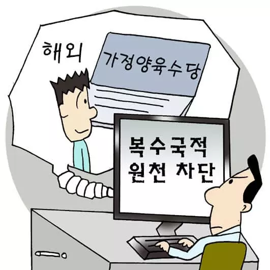 미국 살면서 한국 양육수당 못탄다