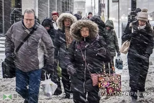 체감 온도 영하 50도 '뚝'...중서부 최강 한파