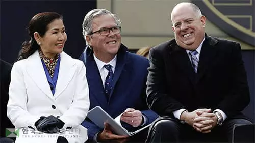 '한국사위' 호건 MD 주지사 트럼프 대항마?