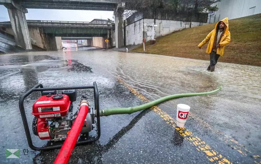 애틀랜타 일원 홍수 피해...도로 곳곳 폐쇄
