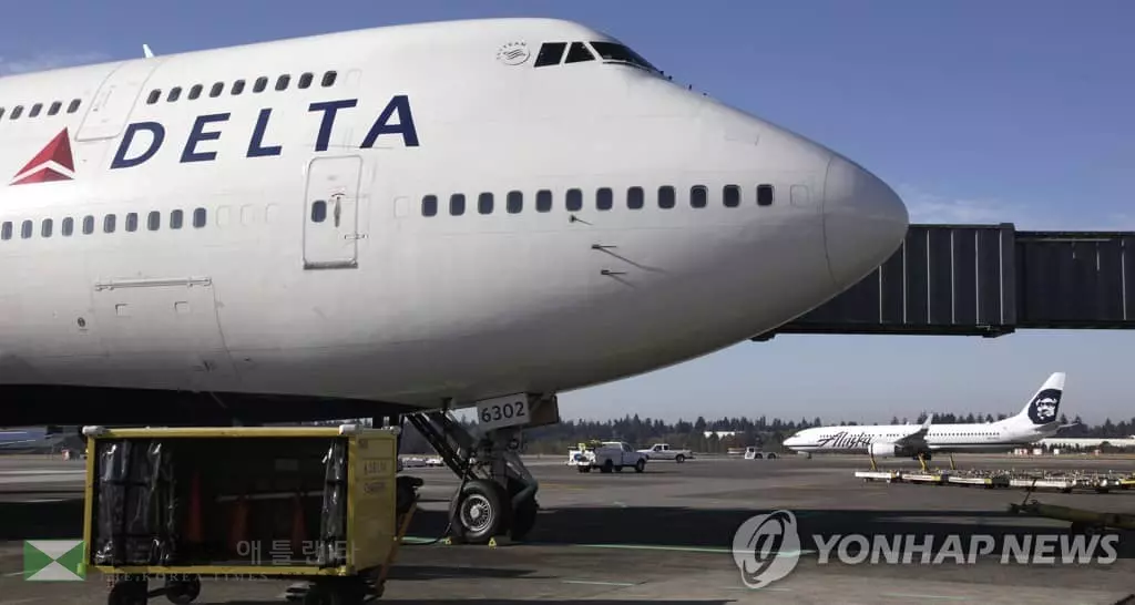 델타항공, 국무부 여행경보 격상에 4월까지 중국 운항 중단