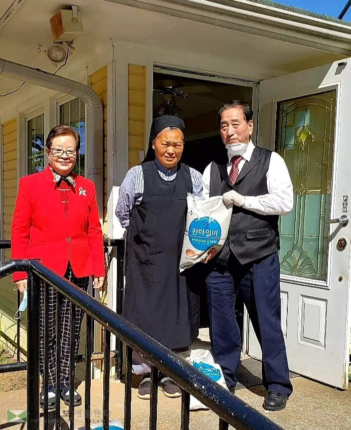 한인들에게 온정의 손길을...