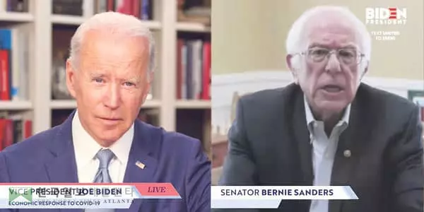 경선 중단한 샌더스, 바이든 공식 지지선언