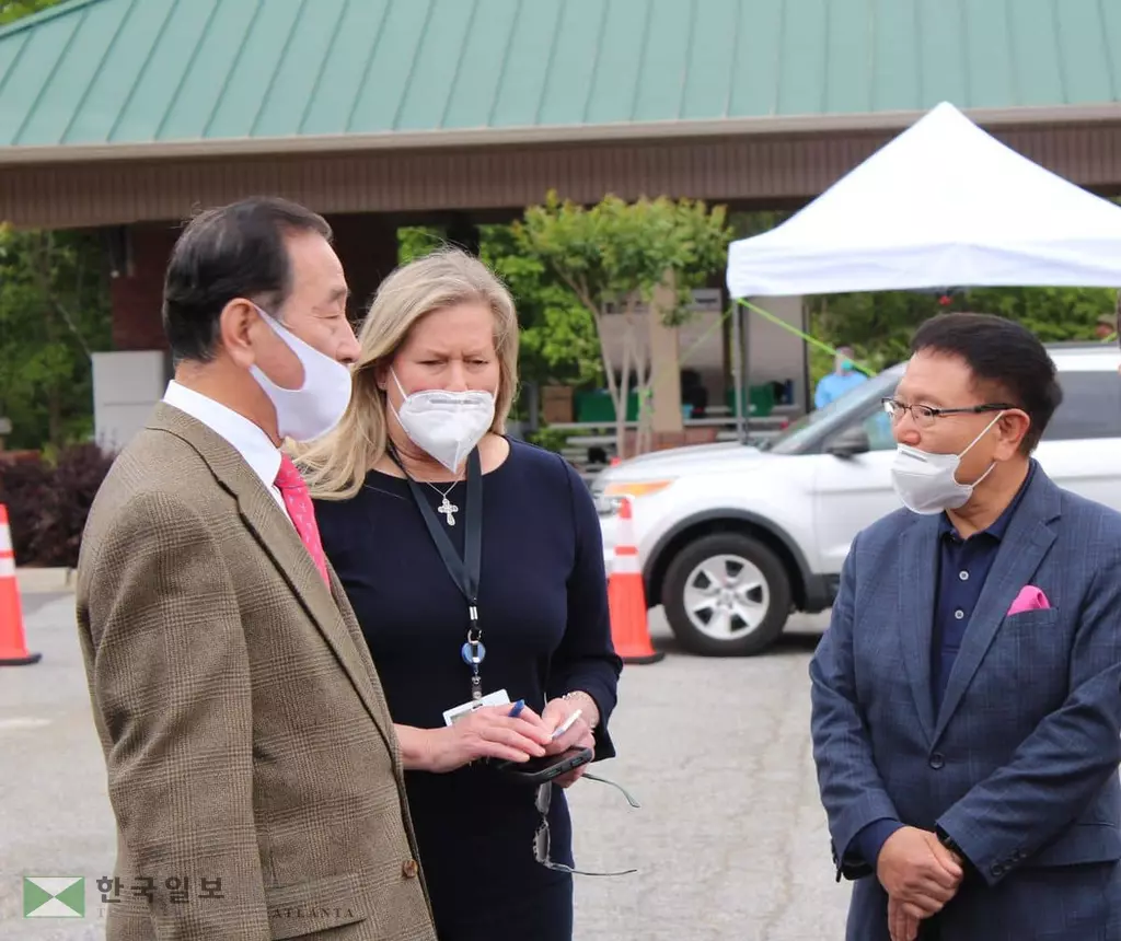 한인 비대위, 현장 보건국 관계자에 감사 표시