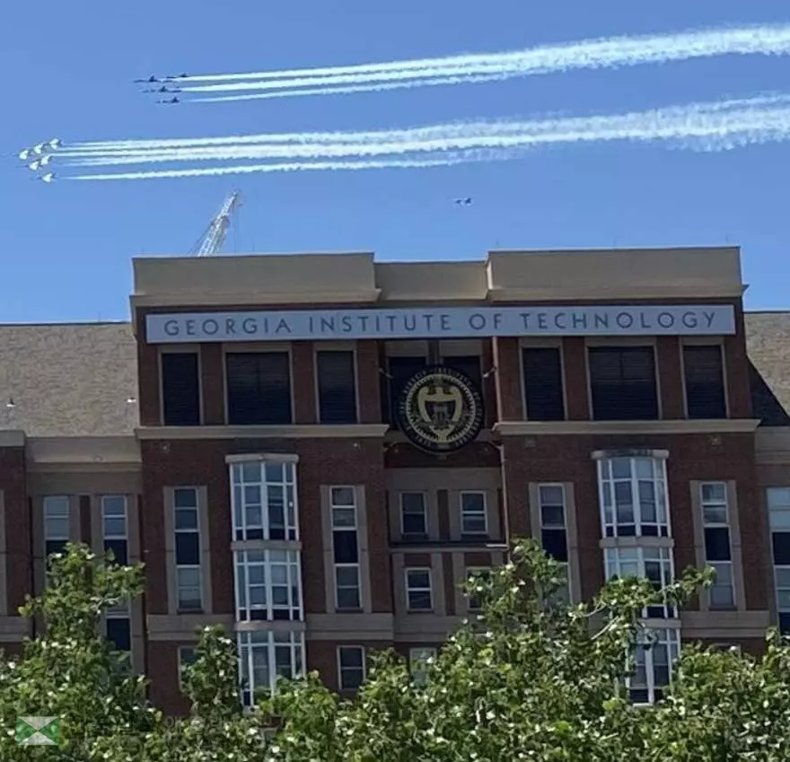 애틀랜타 상공에 펼쳐진 ‘감사 에어쇼’
