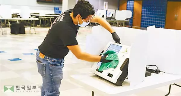 코로나 속에도 대선은 진행 중