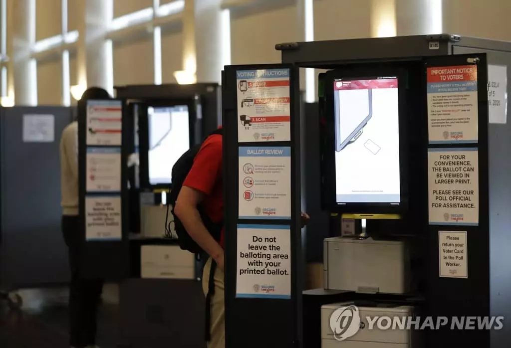 조지아주 예비선거 '새 투표기' 잇단 고장에 파행