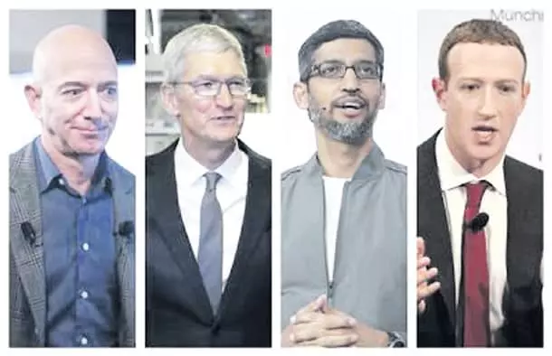 애플·아마존·구글·페이스북 CEO 연방의회 첫 ‘동반 출석’