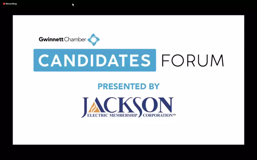 잭슨EMC 주최 귀넷상공회의소의 후보자 포럼(Candidates Forum)이 9일 화상회의 줌(Zoom)을 통해 개최됐다.