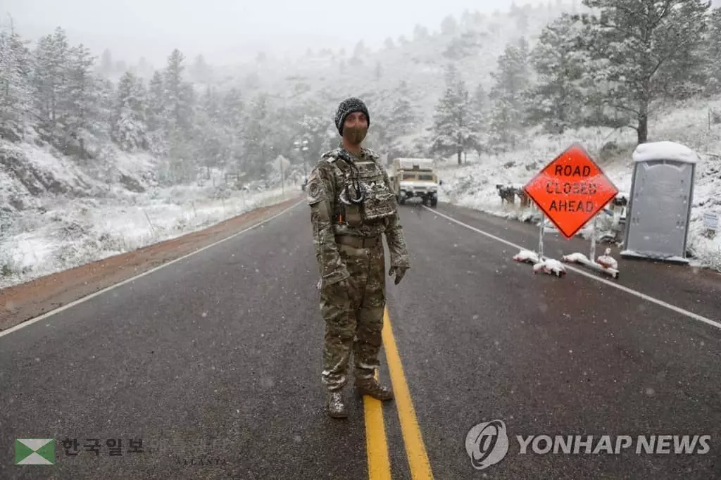 폭염 하루 만에 영하로 떨어진 미국 콜로라도주 날씨