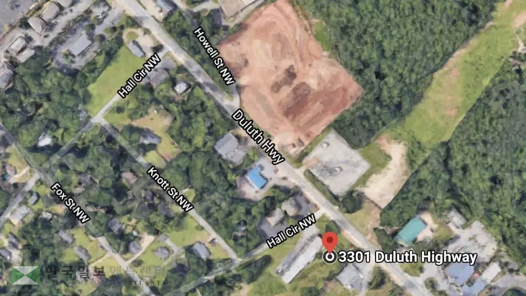 둘루스하이웨이(120) 공사로 동쪽 차선 폐쇄