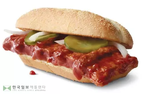 맥도널드 인기메뉴 맥립 샌드위치