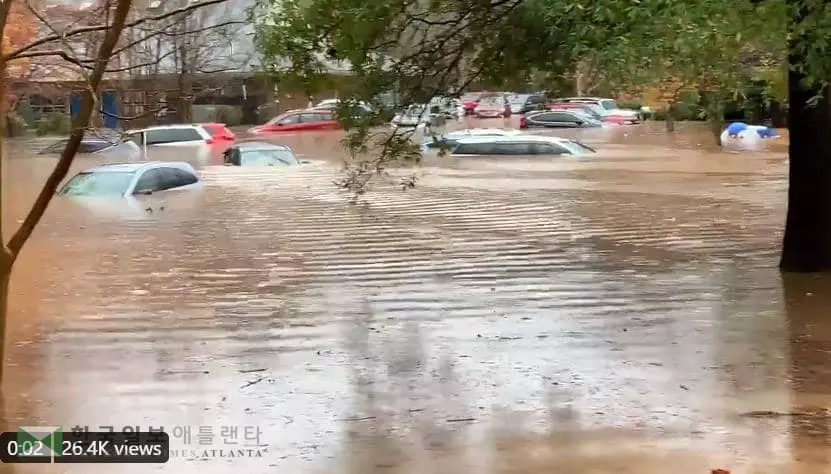 28호 폭풍 '에타'로 미 동남부 물바다…최소 4명 사망