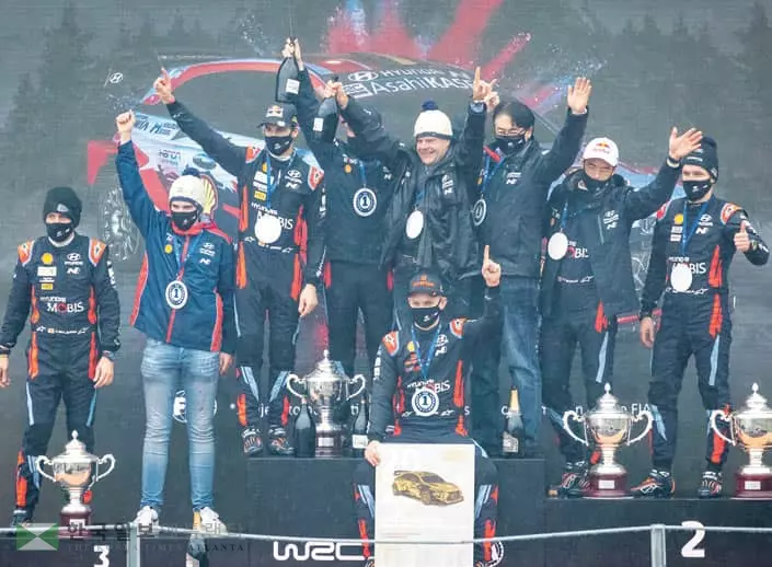 현대차, WRC 제조사 부문 2연패…“고성능 입증”