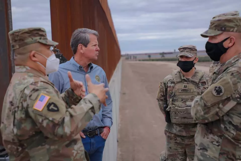재선 노력 켐프, 텍사스 국경지대 방문