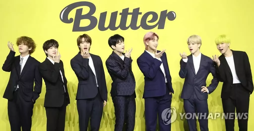 BTS 신곡 '버터', 빌보드 싱글차트 1위