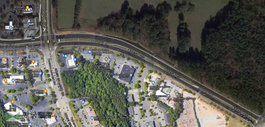 플레즌힐 도로확장 마무리 단계