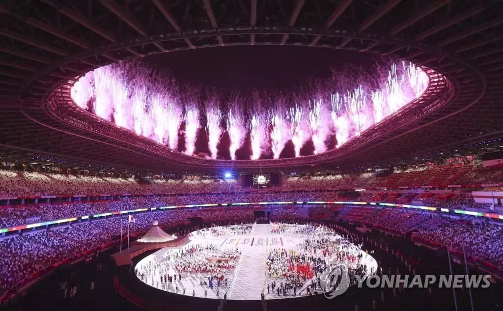 [화보] 2020 도쿄올림픽 '혼돈의 개막'
