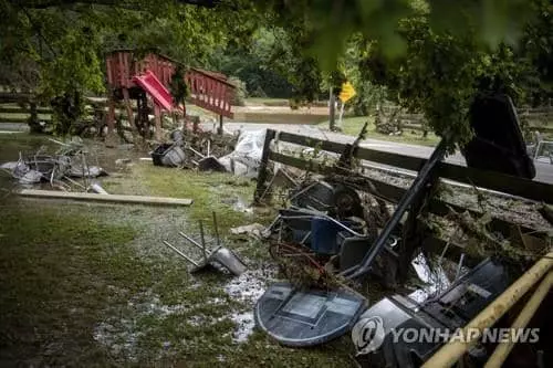 테네시 중부 홍수[AP=연합뉴스]