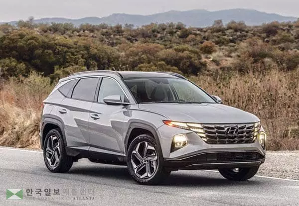 &nbsp;현대차 2022 투싼 하이브리드. [현대차 제공]