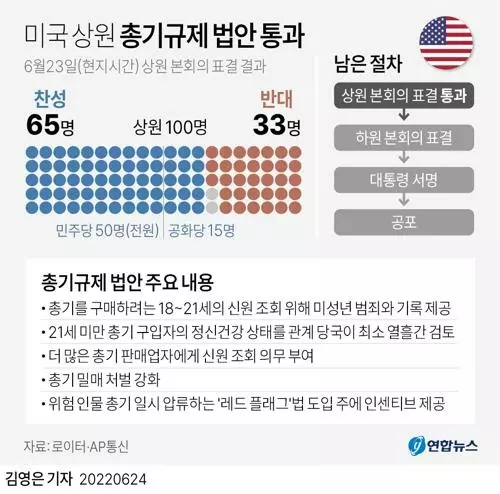 30년만에 총기규제 '진전'…학교참변 뒤 여야 극적 합의