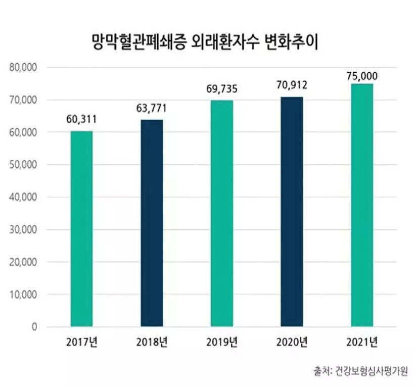 ‘눈 중풍’으로 불리는 망막혈관폐쇄증, 5년 새 24% 증가